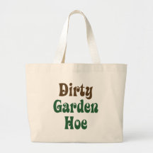 Houe sale de jardin sacs en toile