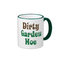 Houe sale de jardin tasse à café
