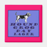Hound Grog Day Blue Lager Magnets