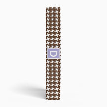 Houndstooth Brown 3 Ring Binders