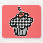 houndstooth cupcake mouse pads
