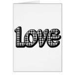 Houndstooth Love Card