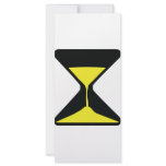 hour glass icon rack cards
