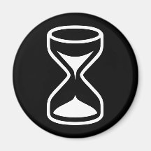 Hourglass Refrigerator Magnets