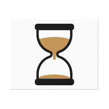 Hourglass Sand glass Canvas Prints
