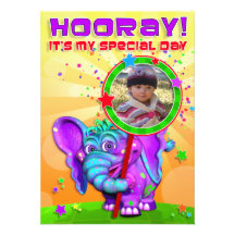 Hourra ! Invitation d'anniversaire avec "le Giggle