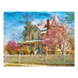 House - A Victorian Springtime Personalized Invitations