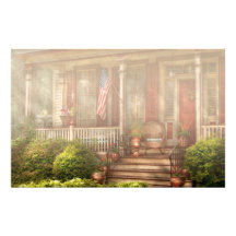 House - Belvidere, NJ - A classic American home Stationery Design