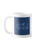 House: Blue Print Drawing: mugs
