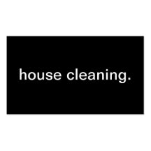 House Cleaning Business Card