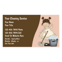 House Cleaning Business Cards
