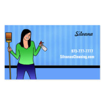 House Cleaning Business Cards