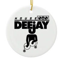 House DeeJay Christmas Ornament