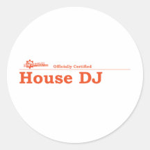 House DJ Certified Sticker