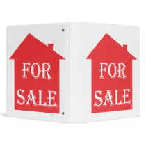 HOUSE FOR SALE VINYL BINDERS