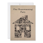 House Home Housewarming Reno Party Invitation