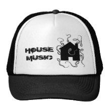 house, HOUSE MUSIC Mesh Hat