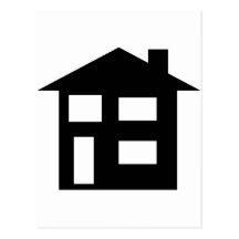 house icon post cards