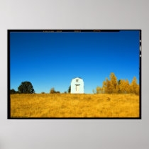 House in Field, Cripple Creek, Colorado Poster