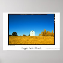 House in Field, Cripple Creek, Colorado Poster