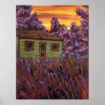 House in the Grass Posters