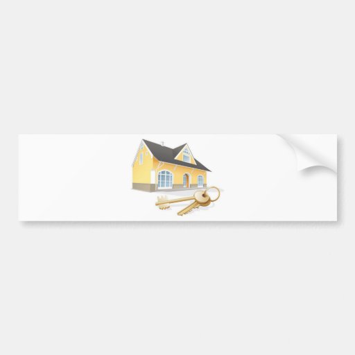 house-keys-real-estate-realty-security1 bumper sticker