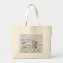 House-Mouse Designs® - Jumbo Tote Canvas Bags