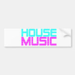 House Music Rave Bumper Stickers