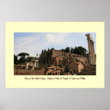 House of the Vestal Virgins Print