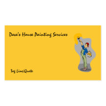 House Painting Services Business Card Templates