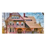 House - Pink Majestic Photo Cards