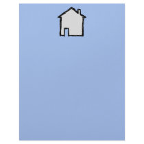 House Sketch. Black and Blue. Letterhead Design