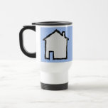 House Sketch. Black and Blue. Mug