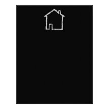 House Sketch. Grey and Black. Custom Letterhead