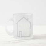 House Sketch. Grey. Coffee Mugs