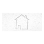 House Sketch. Grey. Custom Rack Cards