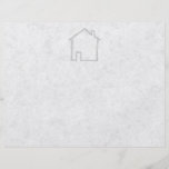 House Sketch. Grey. Full Colour Flyer