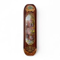 House - Victorian - Summer Cottage  Skateboard Decks