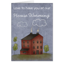 House Warming invites Greeting Card