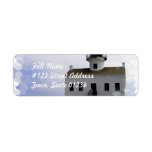 House with Lighthouse Mailing Label