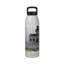 House with Lighthouse Water Bottle