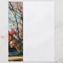 House With Picket Fence in Autumn Flyer