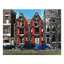 House With Red Shudders, 11 x 14 Print Photo Print