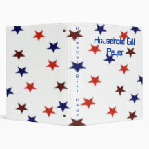 Household Bill Payer 3 Ring Binders