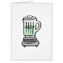 Household Blender Greeting Card