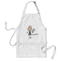 Housekeeper Stick Figure Aprons