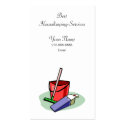Housekeeping business cards