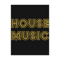 HOUSEMUSIC POSTCARD