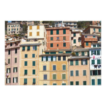 houses in Camogli Photo Print