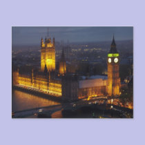 Houses of Parliament, Big Ben, Westminster postcards